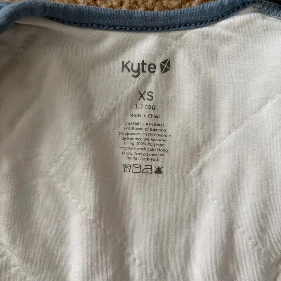 Kyte Baby Sleep Bag XS 1.0 TOG Slate - Picture 2 of 6
